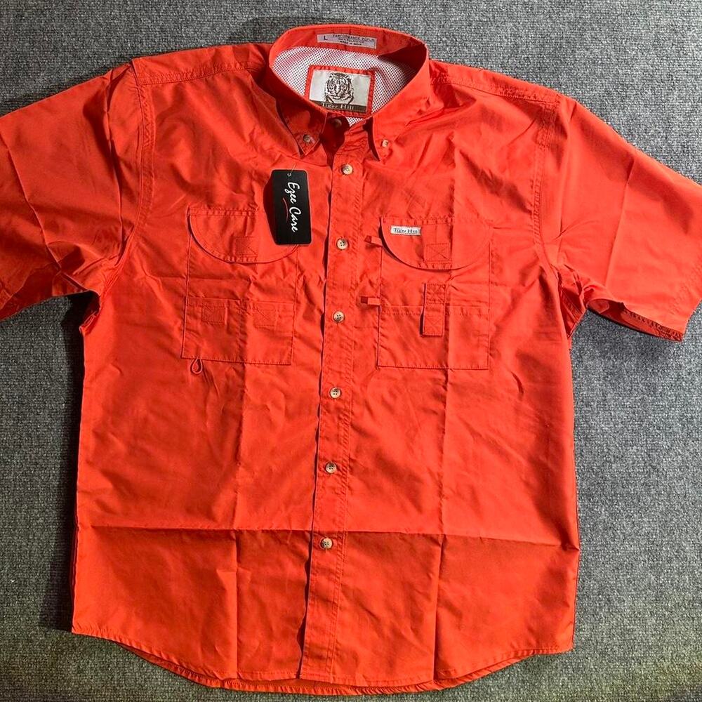Nwt tiger hill orange button